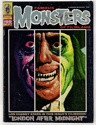 *FAMOUS MONSTERS OF FILMLAND #69 (Sept. 1970) Lon Chaney's LONDON AFTER MIDNIGHT • £59.37