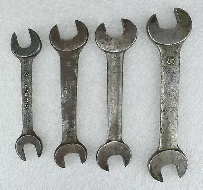 Lot Of Four Vintage VLCHEK Open End Wrenches Forged In USA • $9.95