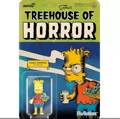 Super7 The Simpsons Reaction Figures Wave 04 Tree House Of Horror • £19.99