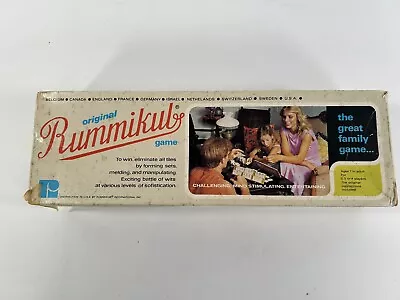 RUMMIKUB Vintage 1978 Original Tile Game W/ Simulated Wood Case ~ Made In Israel • $99.99