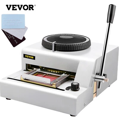 £175.19 • Buy Manual PVC Card Embosser Embossing Machine 72 Characters ID Card Code Printer