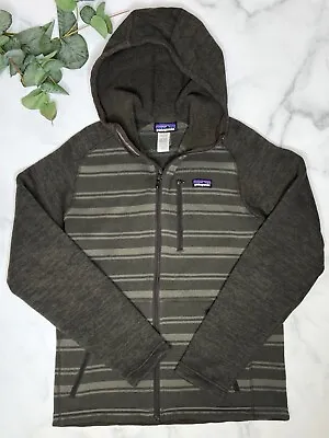 Patagonia Men’s Better Sweater Hoody Full Zip Jacket Tiba Stripe Size Small • $60