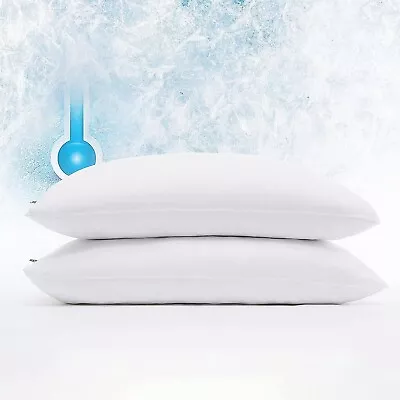 SERTA Power Chill Cooling Stain Resistant Hypoallergenic Pillowcase Protector • $10.99