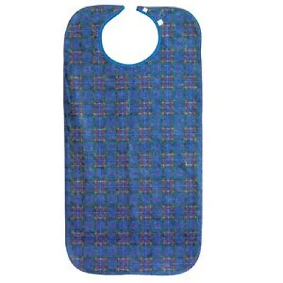 Heavy Duty Re-Usable Adult Apron Blue Plaid • £9.75