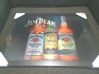 $29.99 • Buy 3 Dimension 3D JIM BEAM 3-in-1 Framed Lenticular Picture