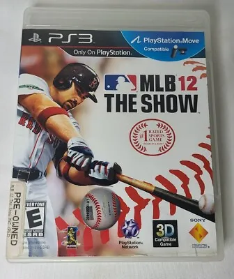 MLB 12 The Show / PS3 PlayStation 3 / Complete CIB W. Manual  • $5.27