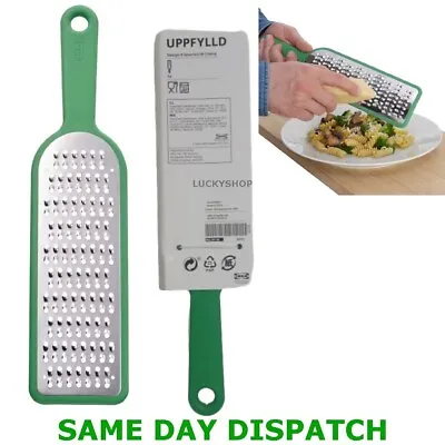 Ikea Uppfylld Grater With Handle Bright Green 30 Cm Food Cheese Parmesan • £3.50