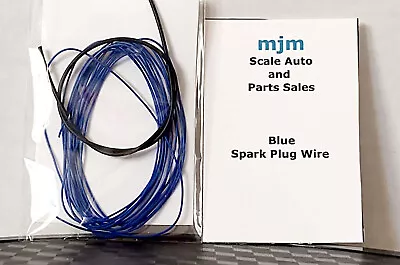 6 Feet Blue Spark Plug Wire For 1/24 1/25 Scale Models With Black Boot Material  • $4.99