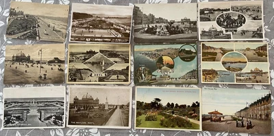 £5 • Buy Gb Collection Wales Rhyl 11 Postcards 1905-60 Range Including Real Photo