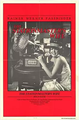 THE STATIONMASTER'S WIFE Orig One Sheet Movie Poster RAINER WERNER FASSBINDER • $59.99