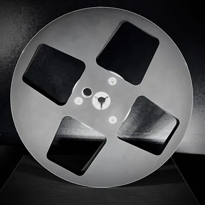 ⭐ 7-Inch Take-Up Tape Reel Empty Reel-to-reel Matte Black METAL 1/4  • $35