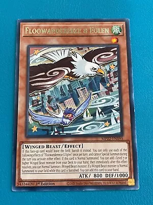 Yugioh - Floowandereeze & Eglen MP22-EN195 Rare - NM • $1.90