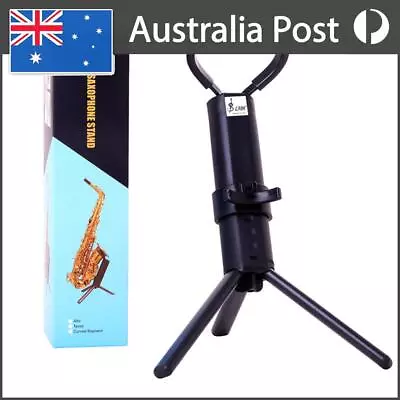 Saxophone Bracket Triangle Base Design Foldable Saxophone Holder Rack Adjustable • $28.89