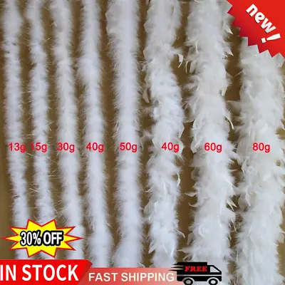 Marabou Feather BOA Top Quality 10-80 Gram/78  MANY Types (Halloween/Costume) • $9.99