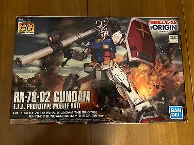 Bandai Hobby #26 RX-78-02 Gundam The Origin Ver. HG 1/144 Model Kit - USA Seller • $24