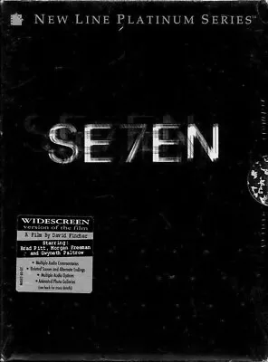 Seven DVD 2001 Special Edition 2 Disc Set David Fincher Se7en Brad Pitt • $15