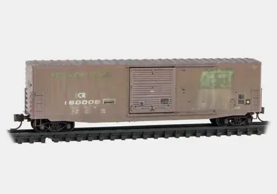 Conrail 50' Standard Box Car W/10' Single Door Weathered MTL #180 44 390 N SCALE • $29.95
