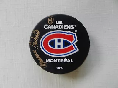 Maurice  Rocket  Richard Signed Montreal Canadiens Puck - JSA • $134.95