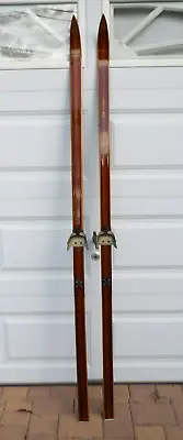Vintage/Antique Bonna Nordic Laminated Wood Snow Skis Model 2000 • $225