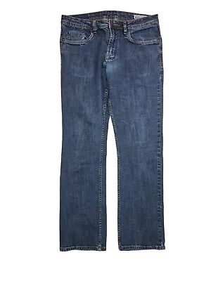 Mens Blue Jeans Buffamo David Bitton 34X34 • $17.69