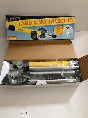 New Boxed National Geographic Land & Sky Telescope Ages 8 And Up • £20