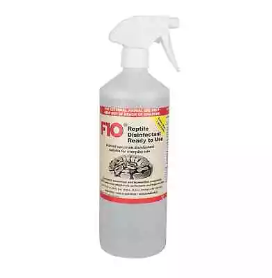 F10 Reptile Disinfectant 1000ml Ready To Use Vivarium Terrarium Spray Cleaner • £17.20