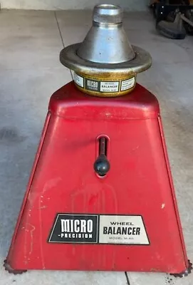 Vintage MICRO-PRECISION Bubble Wheel & Tire Balancer Model M-60 Bada Company • $325
