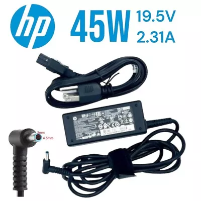 Genuine HP 45W Blue Tip Charger Ac Adapter Probook 640 650 G1 G2 G3 G4 G5 G6 A+ • $8.79