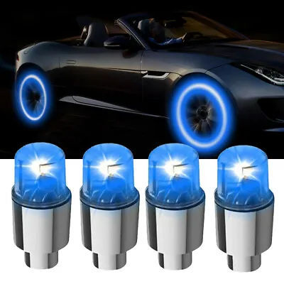 4Pcs Car Auto Wheel Tire Tyre Air Valve Stem LED Light Caps Cover Accessories • $3.69