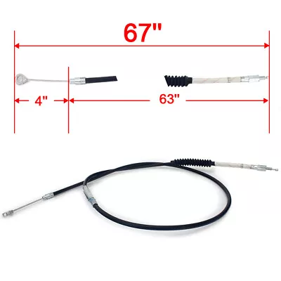 For Harley Road King Dyna Low Rider Softail Heritage Fatboy 67  PVC Clutch Cable • $27.99