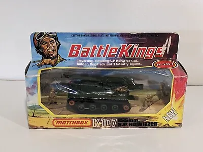 Matchbox Battle Kings K-107 155MM S.P. Howitzer Boxed B • $54.87