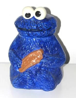 Vintage Cookie Monster Cookie Jar Ceramic #970 Sesame Street 1970's Muppets MINT • $97.50