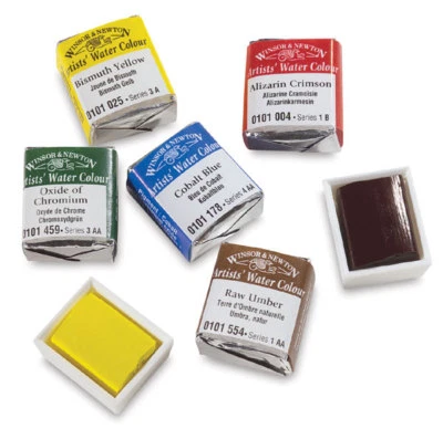 £6.09 • Buy Winsor & Newton Artists Quality Professional Watercolour - Individual Half Pans