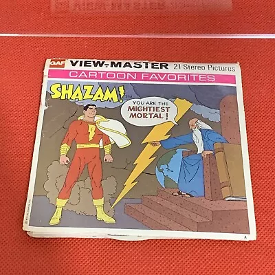 GAF Viewmaster SHAZAM! Captain Marvel Complete 3 Reels W/booklet In Package • $16.20