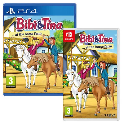 $98 • Buy Bibi & Tina At The Horse Farm PS4 Nintendo Switch Family Kids Horse Riding Game