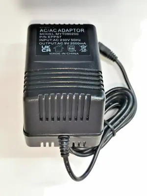 NEW 9 Volt AC Power Supply Adapter For Digitech Whammy 1 2 3 4 UK Plug 9vac 2A • £26.99