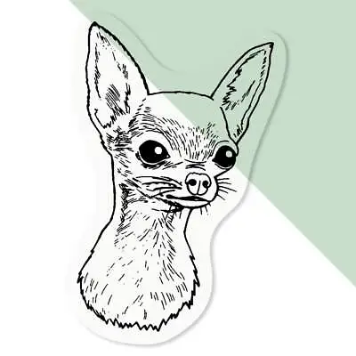 £4.99 • Buy 'Cute Chihuahua Dog' Clear Decal Stickers (DC016417)