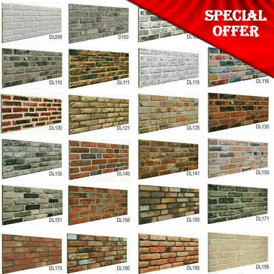 3D Brick Effect Wall Panels  - Wall Cladding Wall Ceiling Covering • £18.99