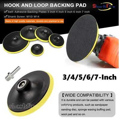 3/4/5/6/7inBacker Pad Hook/Loop Backing Plate Polishing Buffing Pad Sanding Disc • $13.50