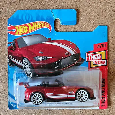 Hot Wheels '15 Mazda MX-5 Miata - Red - GTB35 **Combine Your Shipping** • £2.95