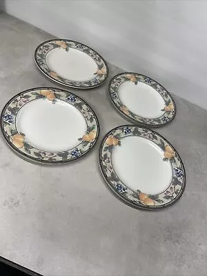 U2 Mikasa Intaglio Garden Harvest Salad Plates CAC29 Set Of 4 • $16.99