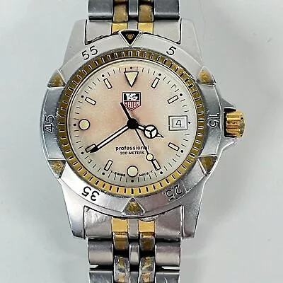 Tag Heuer Professional 955713D Quartz 38mm Watch Quartz Vintage Men's Watch • $357.61