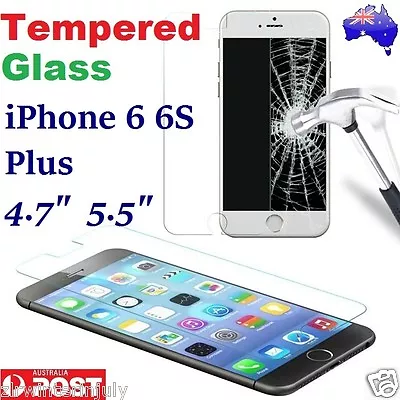 Glass Screen Protector Ultra Clear Film Guard For IPhone 6 6S Plus 4.7  5.5  • $4.29