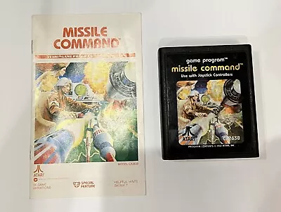 Atari 2600 Missle Command With Manual • $8.99