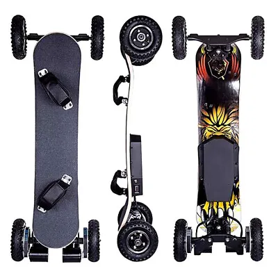 New 3300W Electric Off Road Skateboard Mountain Board Scooter W/ Remote 8  Tires • $749