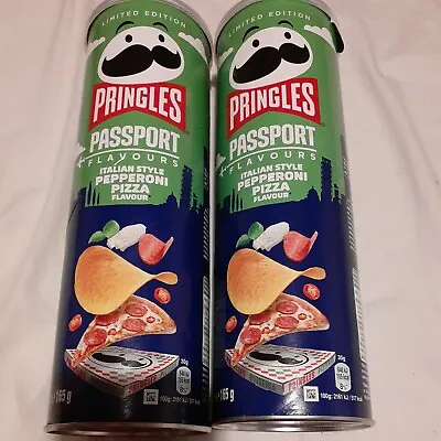 £13.69 • Buy NEW Pringles Limited Edition  Italian Style Pepperoni Pizza X 2 - FREE UK P&P 