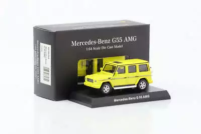 1:64 Mercedes-Benz G55 AMG Yellow Kyosho K07021G4 • $13.96