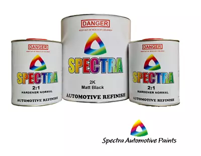 Spectra 2K Matt Black Kit 6LT. Automotive Paint • $210