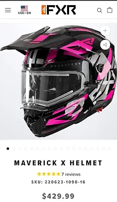 FXR Racing Maverick X Helmet Size XL • $285
