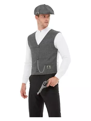 Mens Shelby Instant Kit Fancy Dress 1920s Peaky Blinders Adults Costume XL • £23.99